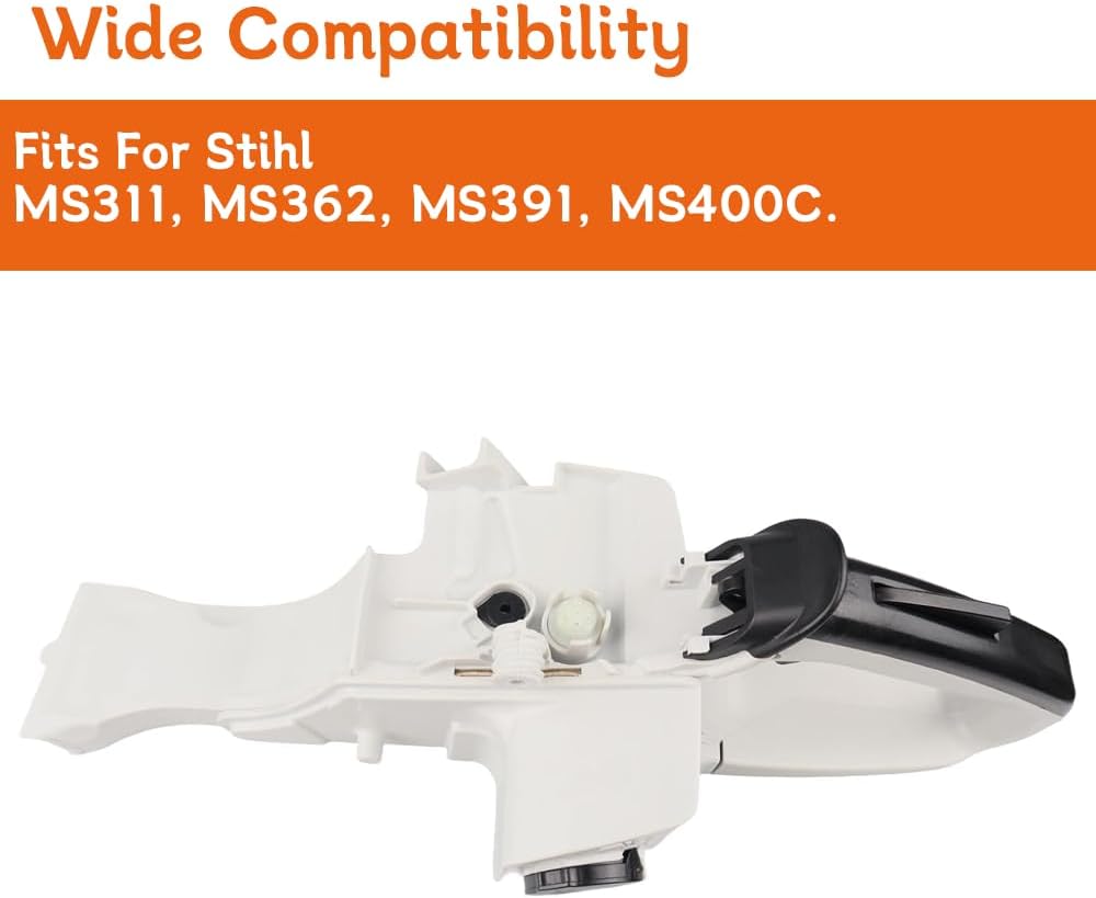 1140-350-0826 MS391 Rear Handle Fuel Tank with Filter & Spark Plug for For Stihl MS311, MS362, MS391,MS400C Chainsaws - Replaces OEM Part #1140-350-0826 - Durable Replacement Kit
