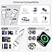 𝟐𝟎𝟐𝟓 𝐔𝐩𝐠𝐫𝐚𝐝𝐞𝐝 for Apple Watch Charger,[USB A/C Dual Port Cable][Portable Travel Essentials]Compatible With iPhone 16/15,Magnetic Wireless Charging for iWatch Series Ultra 2/SE 2/10~1,[4FT]