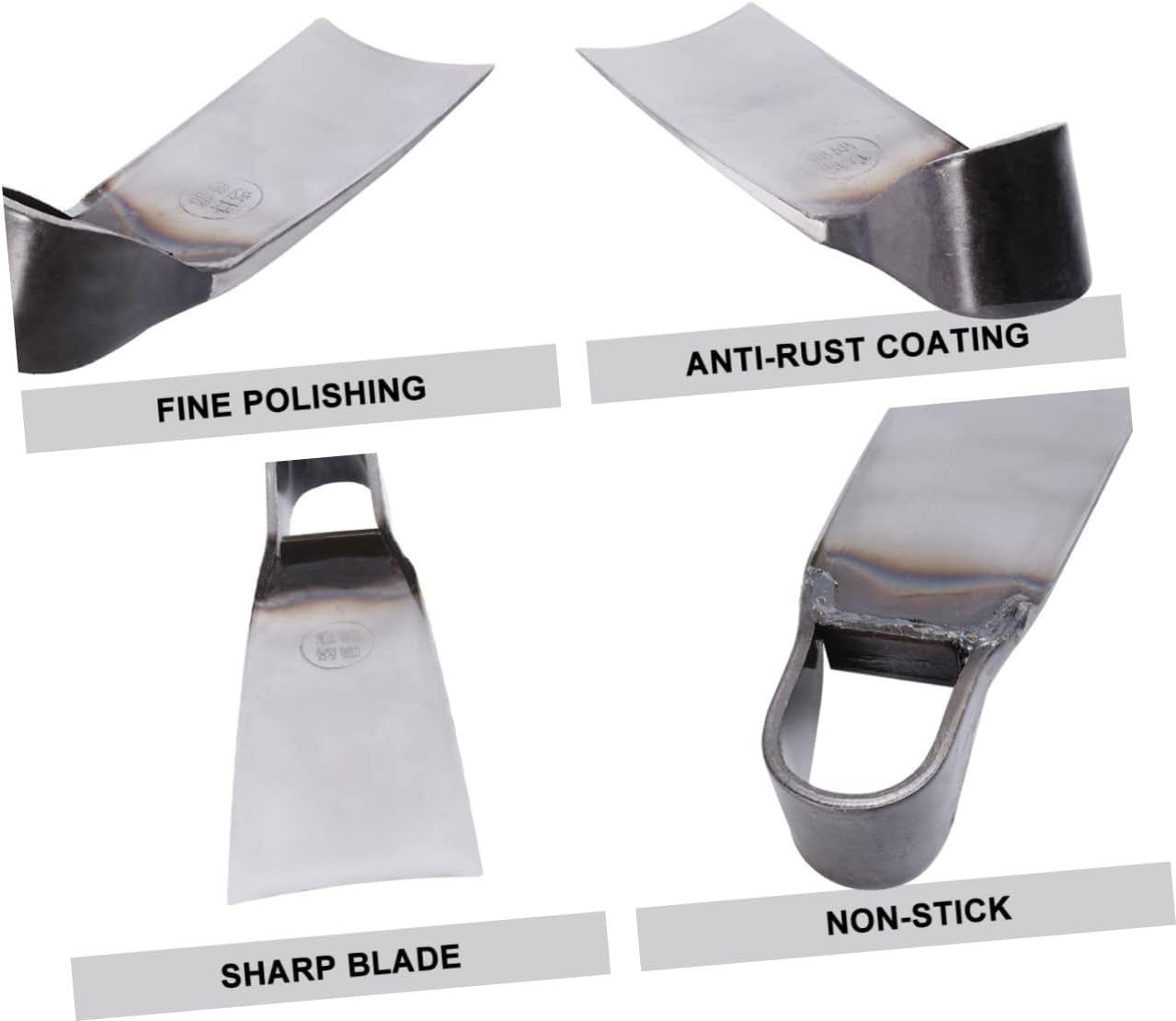 Wide Hoe Head Garden Hoe for Weeding Digging Replacement Tool for Soil Loosening Sturdy Gardening Tool Accessory