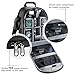 Neewer Camera Bag Water Resistant Shockproof Partition 11.8x5.5x14.6 in /30x14x37 cm Protection Backpack for SLR, DSLR, Mirrorless Camera, Lens, Battery, and Other Accessories (Gray Interior)