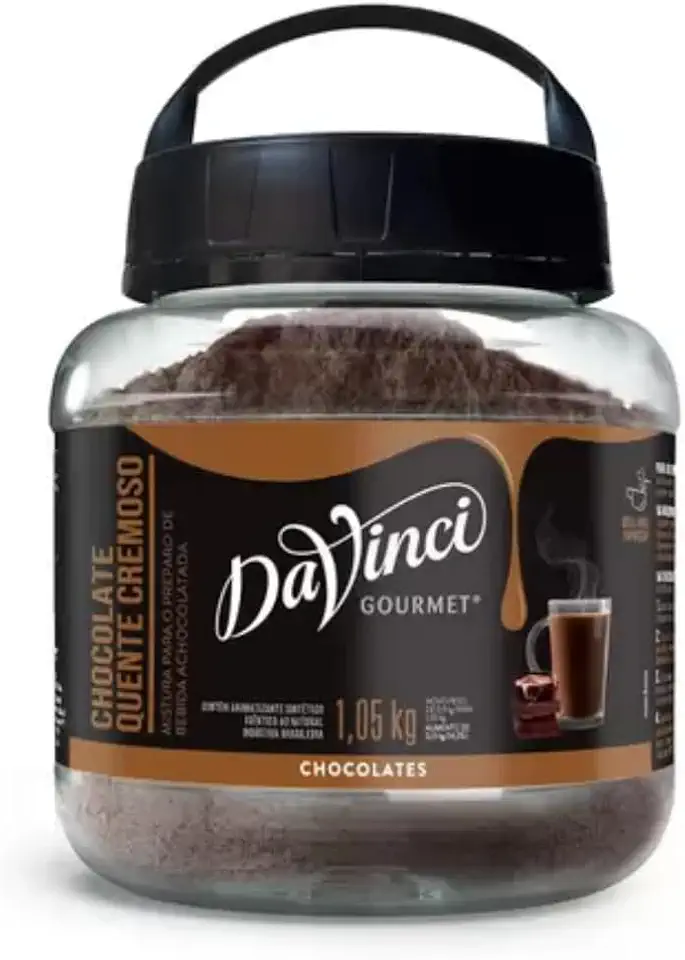 Chocolate Quente Cremoso em Pó Da Vinci 1,05kg