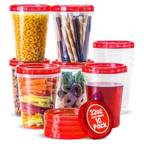 RFAQK Freezer Storage Containers-Plastic Freezer Containers with ...