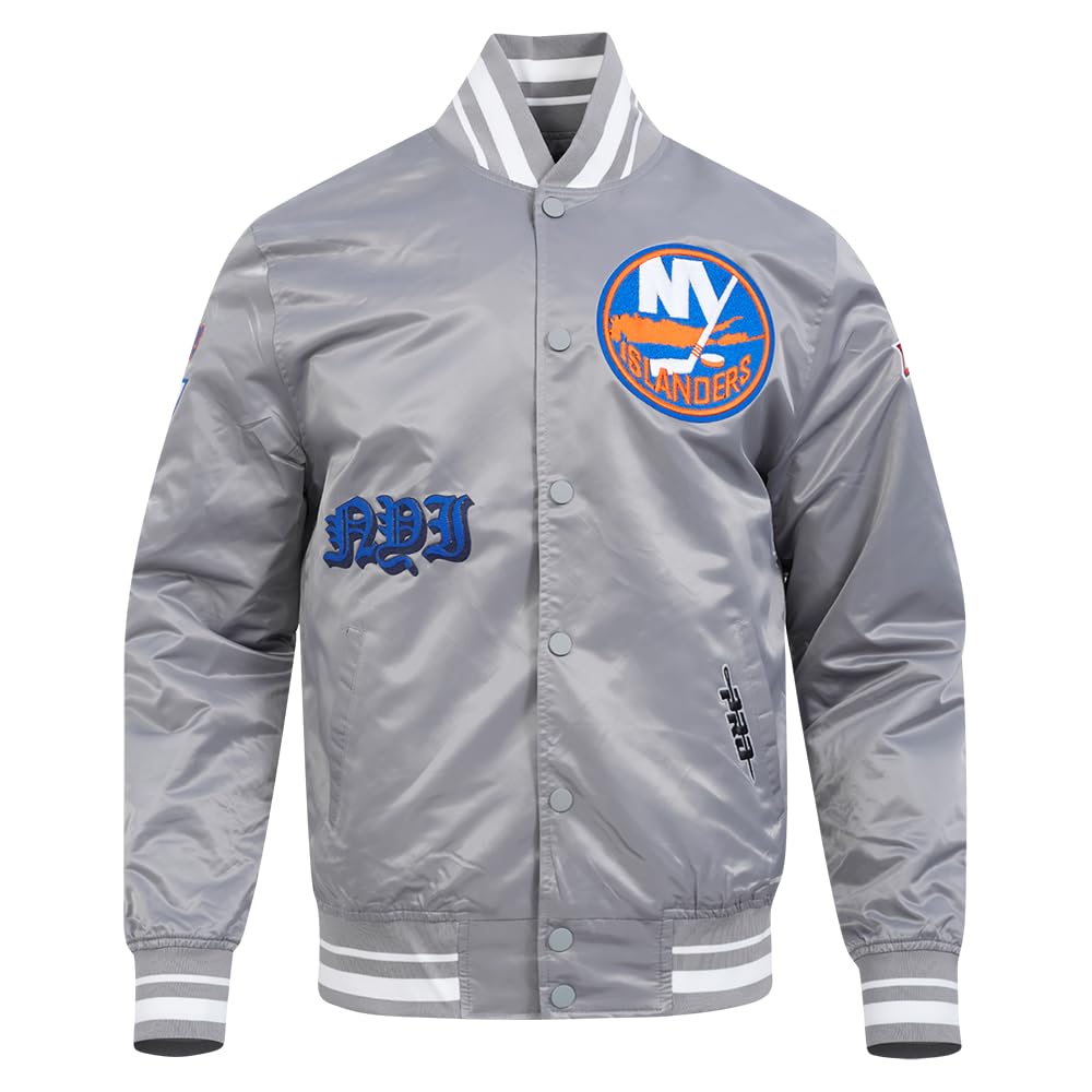 Pro Standard Mens NHL Old English Satin Jacket