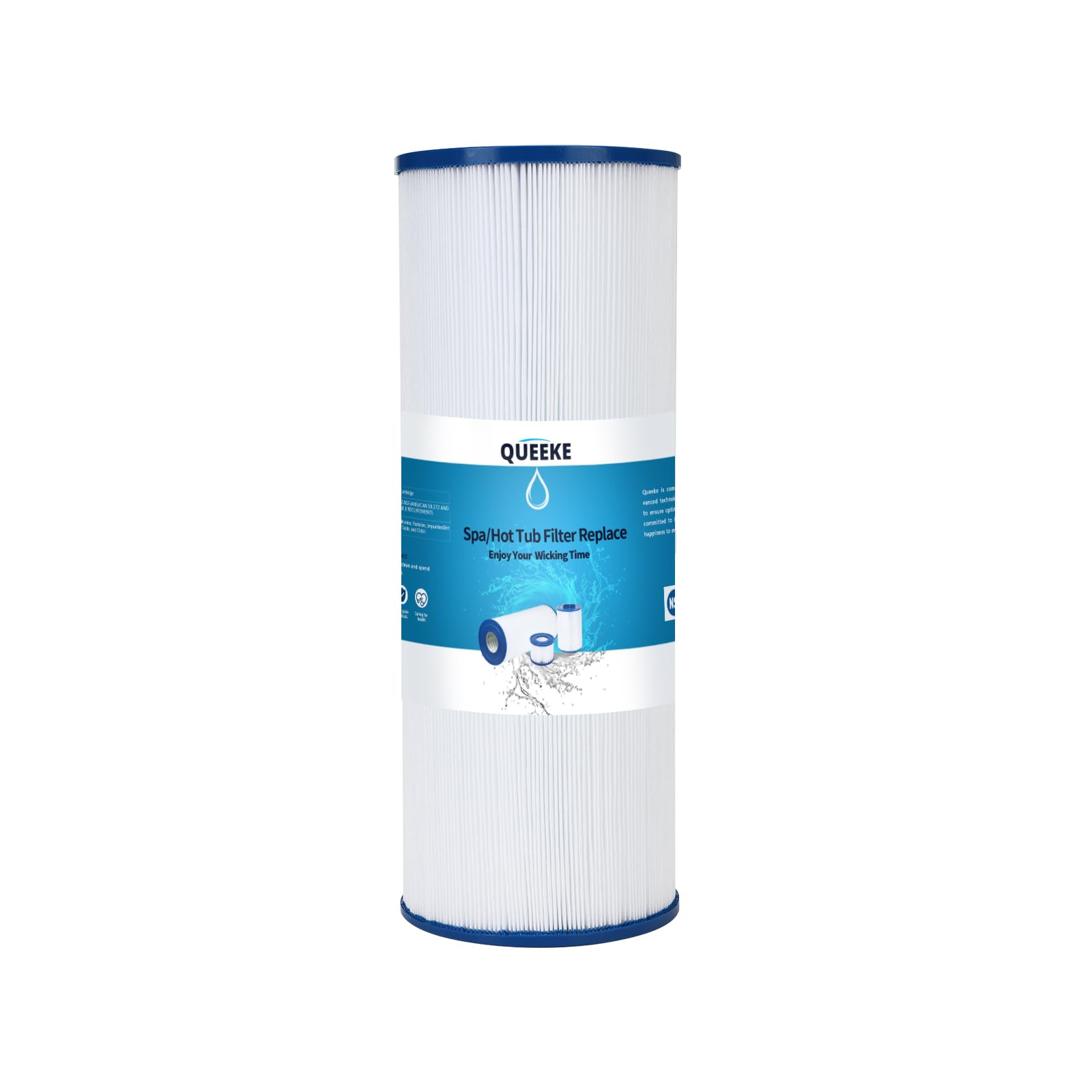 Queeke Spa Cartridge Filter Replaces PRB50-IN, Unicel C-4950, Filbur FC-2390, J210/J220/J235/J245/J275, Guardian 413-212-02, 373045, 817-5000 (1 Pack)
