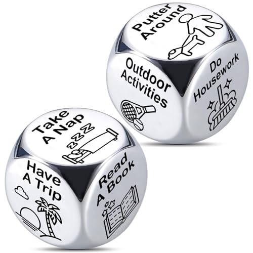 Retirement Gifts for Women Men 2025 Happy Retirement Gift for Woman Funny Retirement Dice Gifts for Men Dad Husband Gag Gifts for Retired Friends Coworker
