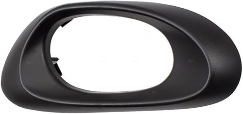 Miniatura 3 de Brock Reemplazo de los conductores Trasero Interior Interior Manija de la Puerta Bisel Negro Texturizado Compatible con Trailblazer 15214506