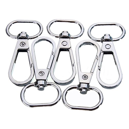 Swivel Snap Swivel Lobster Clasp Purse Hoop Belt Buckle Large Hoop for Bag Purse Handbag Shoulder Bag Tote Making Silver(32mm) - Image 3