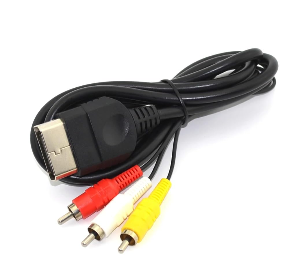DARLINGTON & Sohns Cable euroconector de 3 RCA para consola XBox, audio y vídeo, cable de conexión para la primera consola Xbox, versión TV, transmisión de imágenes