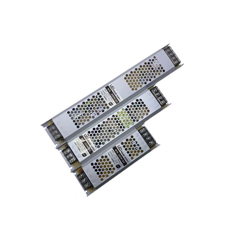 Driver LED Trasformatori di Illuminazione for alimentatori LED Ultra Sottili da 1 pz Driver CA 190-240 V, 60 W, 12 V (Color : 300w, Size : 12V)
