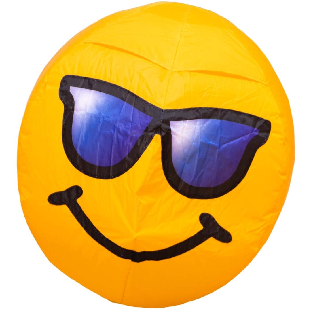 HQ Bouncing Moodeez Cool Smiley Windfigur Bodenwindspiel Windspiel