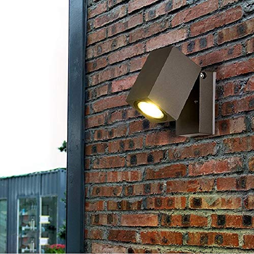 Porche extérieure mur de mur led moderne avec angle de faisceau réglable étanche - 5