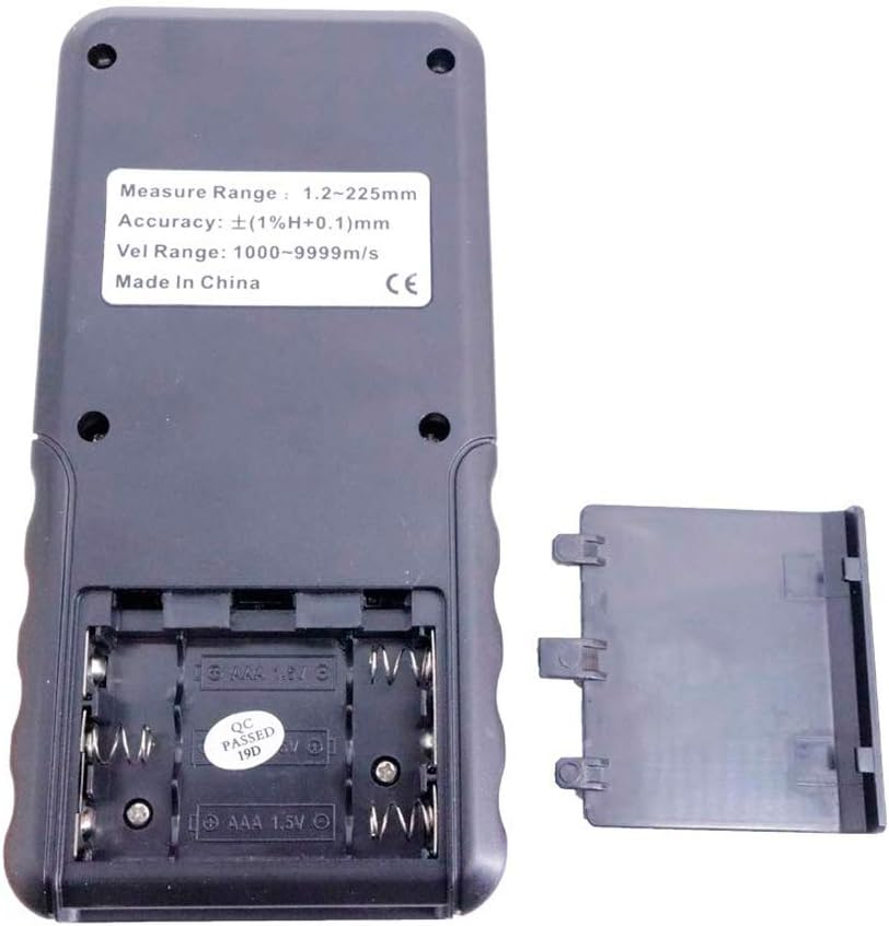 Back of the AR850+ gauge with the battery compartment open