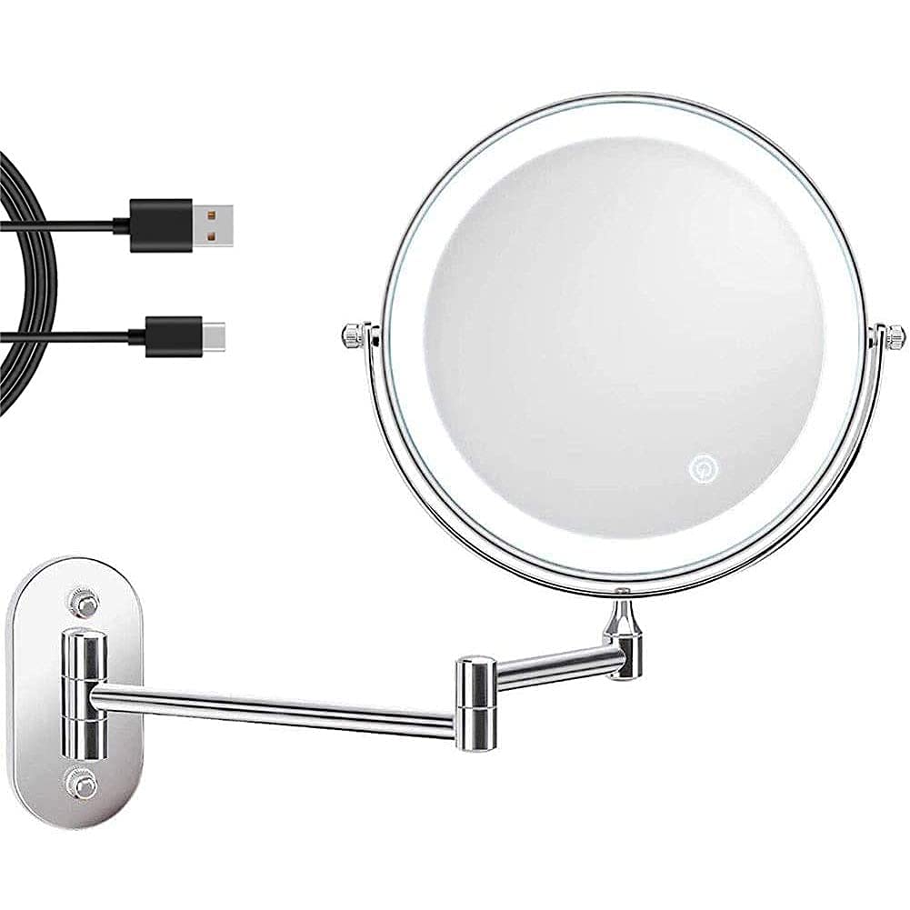 Miroir de maquillage avec lumière led fini les ombres pour se maquiller