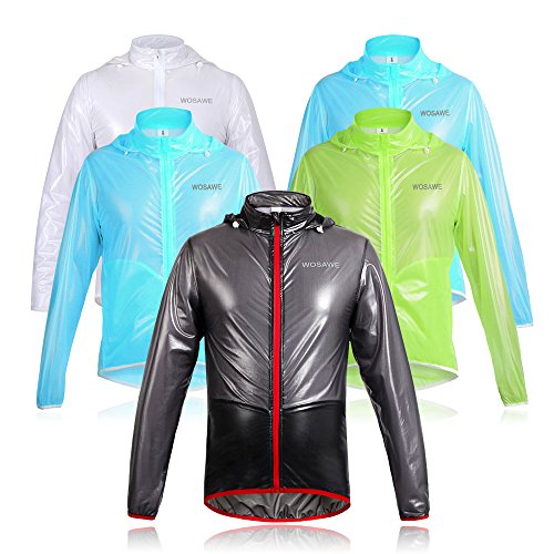Wolfbike New Raincoat Rain Jacket Windproof Waterproof Cycling Raincoat, Gray, Size Xl #TOP7