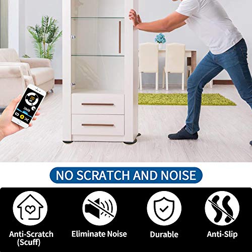 Kayzn Furniture Sliders For Carpet,24 Pack Heavy Duty Furniture Moving Pads,3.5 Inch Reusable Furniture Movers Sliders For Protect Carpet Surfaces, Move Heavy Furniture Easy And Quickly! #TOP5