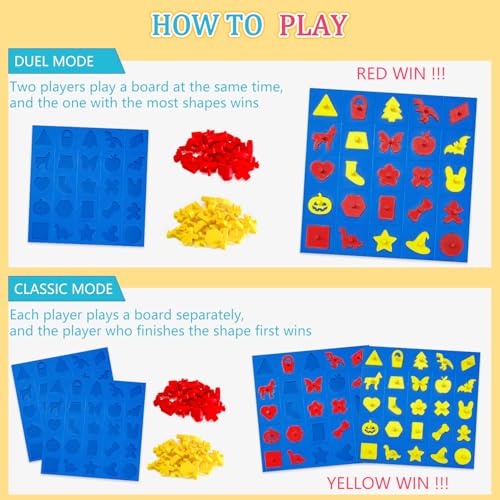 Juego de mesa Shape Matching Board Game para niños 5+ miniatura 4