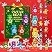 Swear Bear Advent Calendar, with 24 Cute Bear Ornaments, for Holiday Decorations and Funny Gifts
