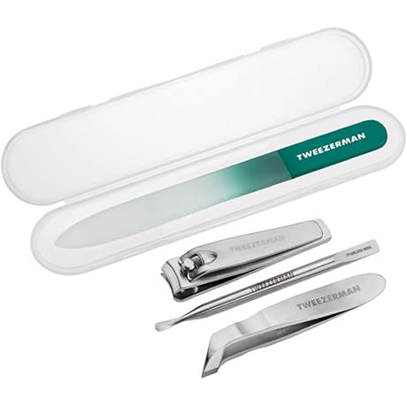 Tweezerman Emerald Shimmer Nail Care Set