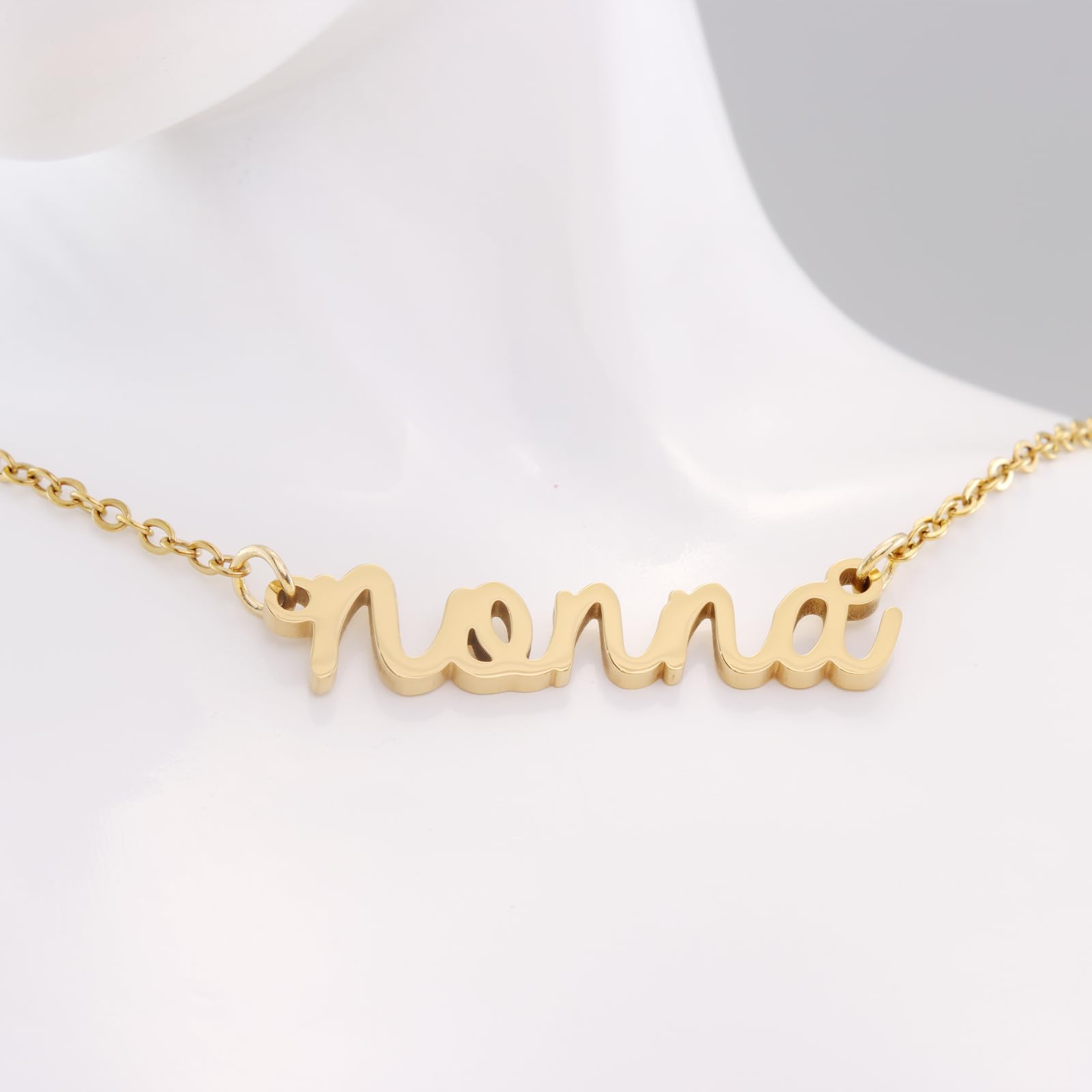 Kivosliviz Gift for Nonna Necklace Women from Grandkids Best Birthday Jewelry Nonna Necklace