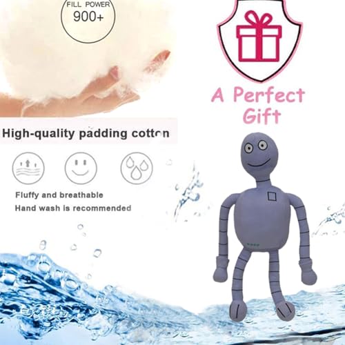 Viola Wild Robot Plüschtier Ausgestopftes Robot Dreams Plüsch Spielzeug Kawaii Plüsch Kuscheltier Plüsch Spielzeug Geschenk Gefüllt für Kinder Plüschtier Kissen der Winter Kollektion