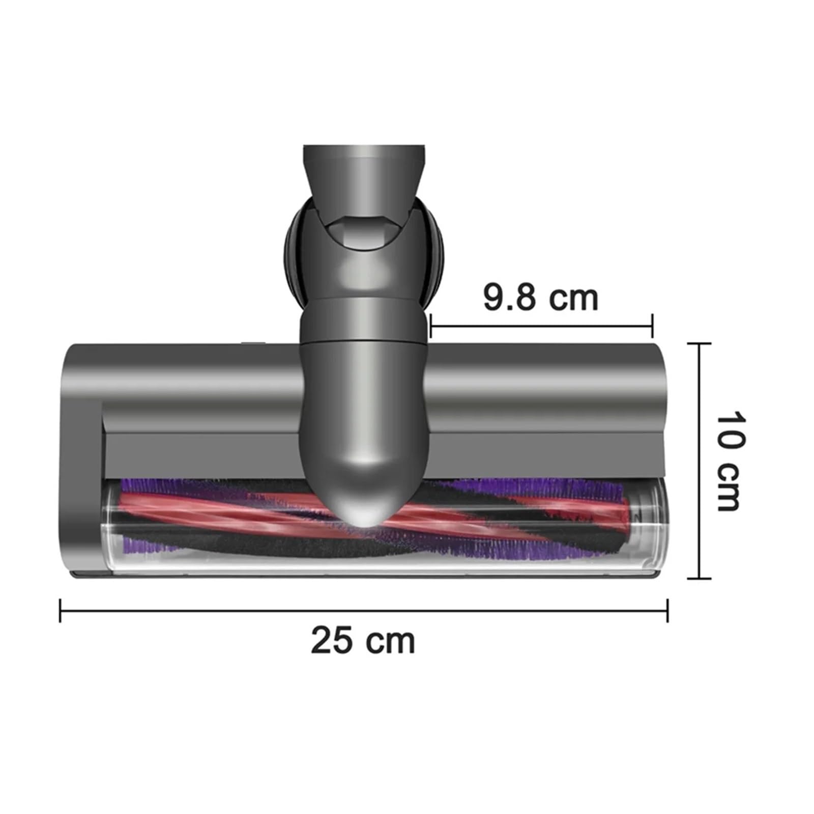 Cabezal De Cepillo De Turbina De Repuesto, Compatible Con Dyson, Aspiradora Inalámbrica | Accionamiento directo de alto par, compatible con V6 DC58 DC59 DC62 DC72