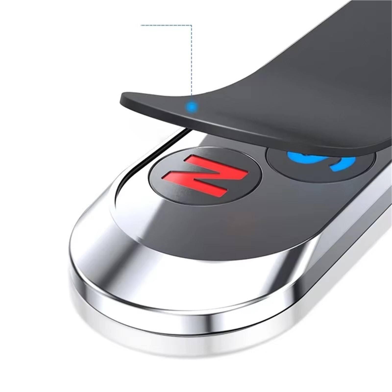 Per Samsung Supporto Universale Auto Magnetico Telefono Auto Magnetico Supporto Cellulare Supporto Telefon GPS Porta Cellulare Auto(Black)