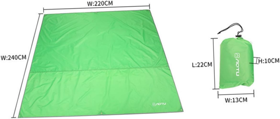 Milisten Multi-use Camping Tent Footprint Tarp Mat for Sunshade Shelter Canopy Rainproof Uv Blocking