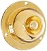 NSI TA1786B Solid Cast Brass Weatherproof Push-Button, Ohm