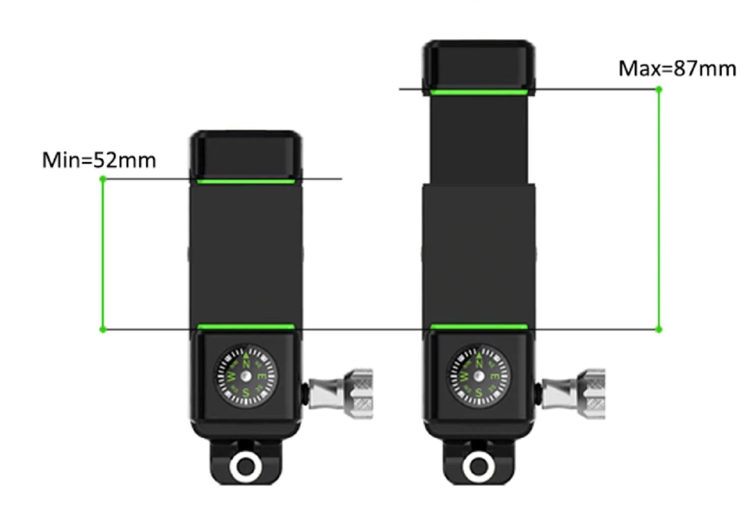 Soporte Universal V2 de Carro de Golf para Teléfono Móvil/GPS/Golf Trolley Smartphone Holder/para Todo Tipo de Smartphones