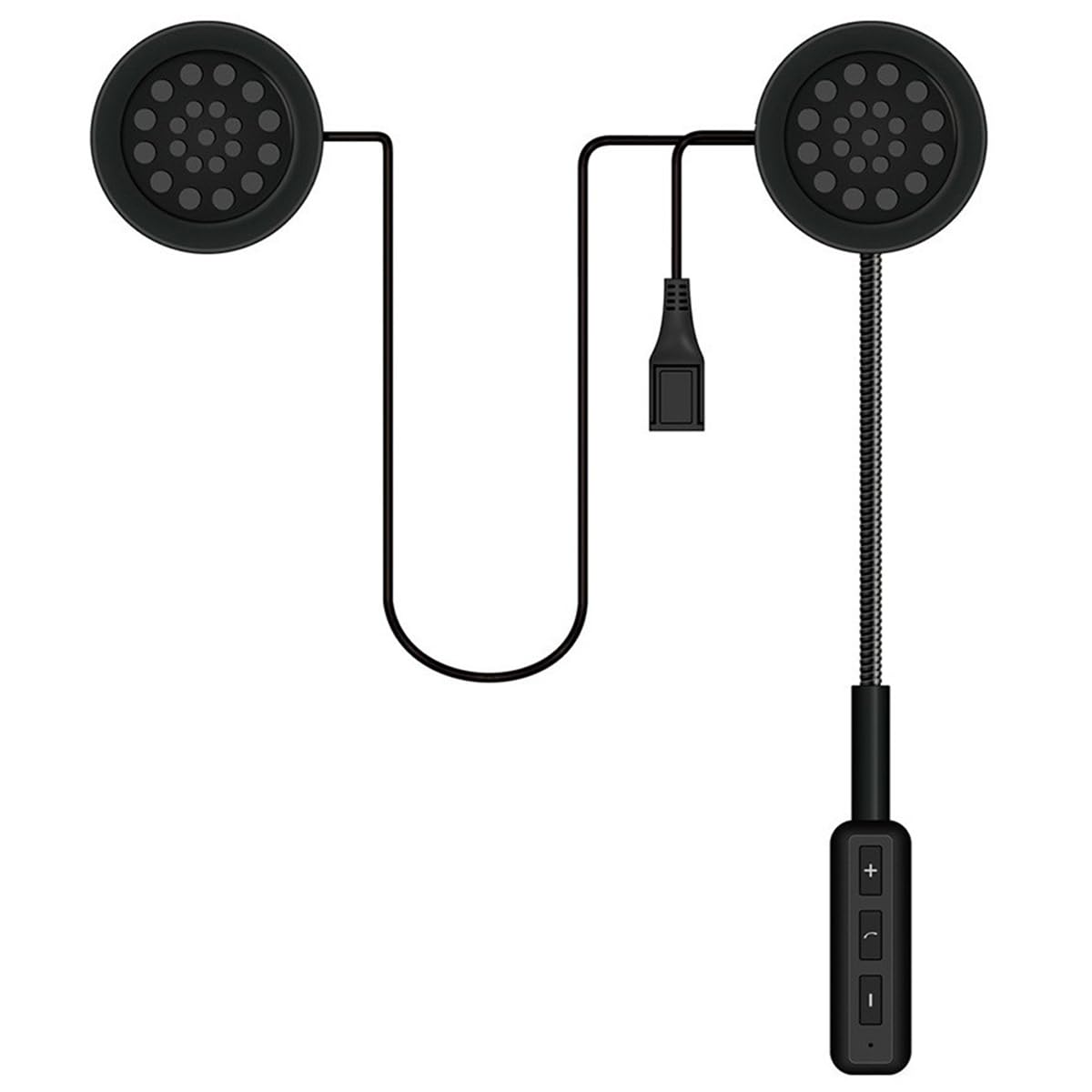 Alnicov Casco Moto Auricolare Bluetooth Casco Integrale Auricolare Wireless Integrato risponde automaticamente alla Navigazione delle chiamate