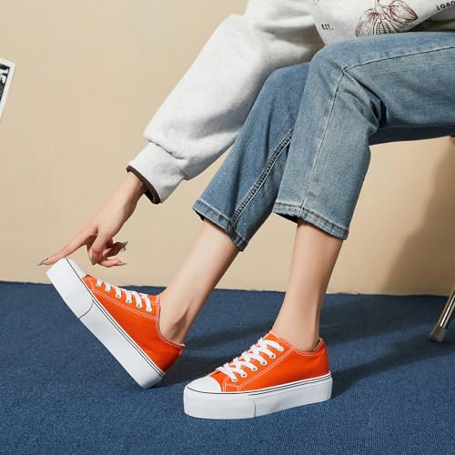 Image of hash bubbie Womens Platform Canvas Sneakers Tennis Shoes