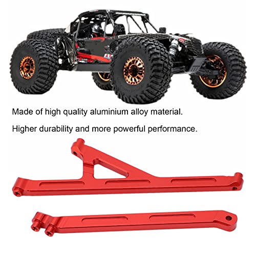 Dilwe Rc Alloy Chassis Support Link Set, Front And Rear Support Rod Linkage Brace Set For Losi Lasernut U4 Tenacity Los03028, Los03027, Los03019 1/10 Rc Off-Road Car Parts, 3 Colors(Red) #TOP2