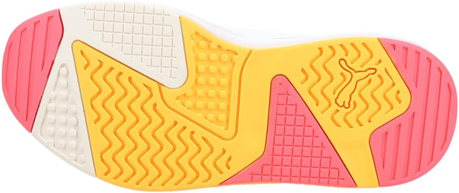 PUMA Womens X-Ray Speed Wide Lace Up Sneakers Shoes Casual - Pink, White, Yellow