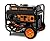 WEN DF475T Dual Fuel 120V/240V Portable Generator with Electric Start Transfer Switch Ready, 4750-Watt, CARB Compliant