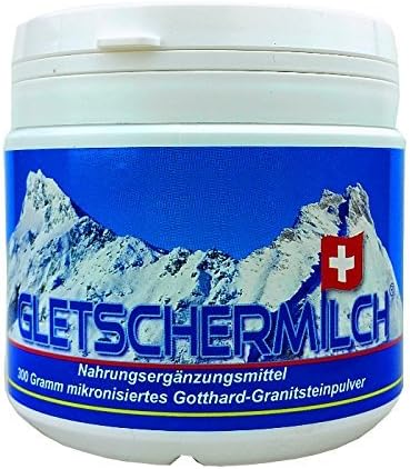 Glacial milk, Gletschermilch®, 300 grams, 3 months package, grain size 6 µm, from Switzerland (Schweizer Gotthard-Granit)