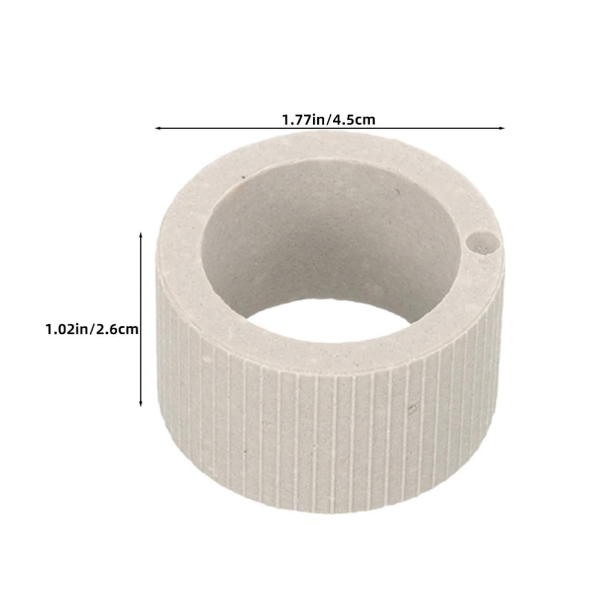 SHINEOFI 30 Unidades Anillos Fijos de Cerámica para Vegetación Base Estable y Amplia Compatibilidad, Ideales para Ambientación y Fijación en Peceras de Agua No Salada