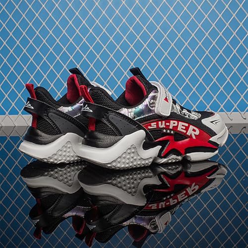 Lightweight Mesh Sneakers for Kids Girls Boys, Non-Slip EVA Sole with Hook Loop Closure & Protective Toe Cap2