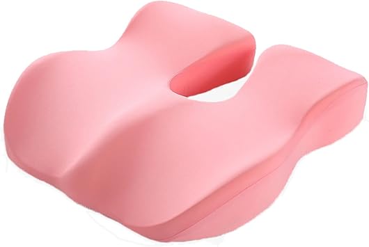 Office Seat Cushion Car Seat Cushion Ergonomic Seat Cushions Sciatica Cushion, Protects The Buttocks and Coccyx,Relieves Pressure in Different AreasCherry Blossom Pink