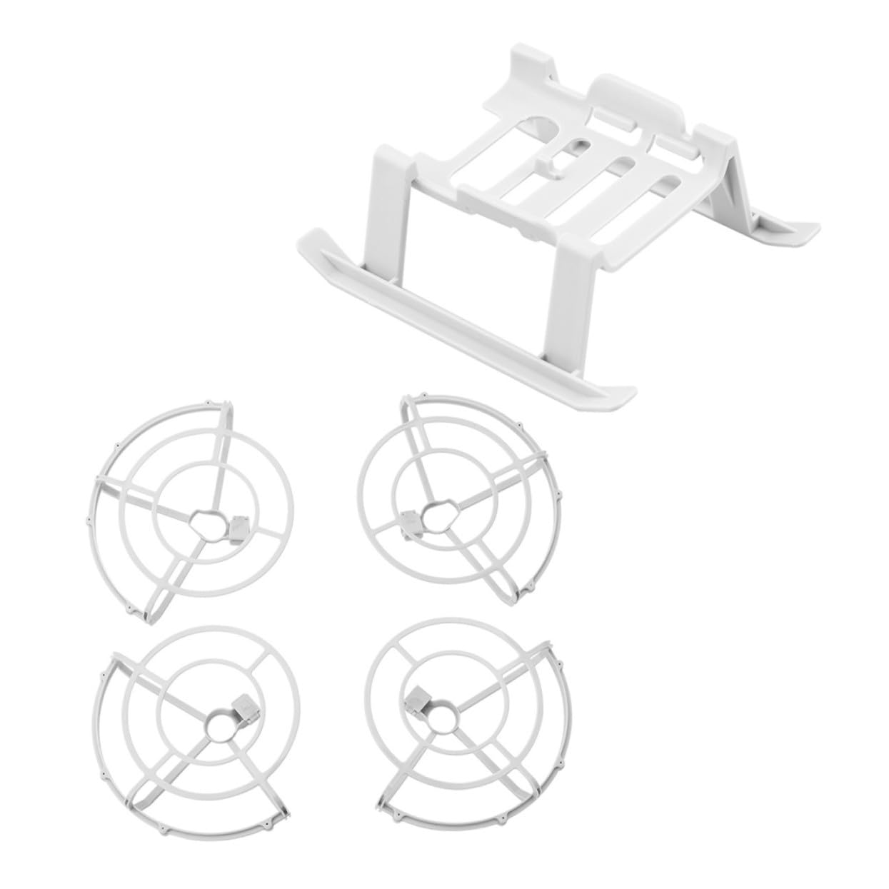 Didiseaon Anillo de Protección para Hélice Tren de Aterrizaje Elevado Compatible Cuadricóptero Mini Pata del Tren de Aterrizaje Protector