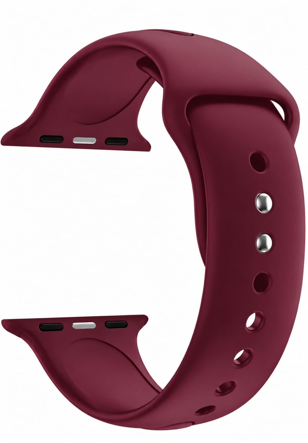 TechMount Compatible with Apple Watch Straps 42mm 44mm 45mm 49mm Soft Silicone Luxury Sport Band Strap Compatible With Apple Watch Ultra Series 8 7 6 5 4 3 2 1 SE (NOT FIT WITH 38MM, 40MM,41MM)-image-45