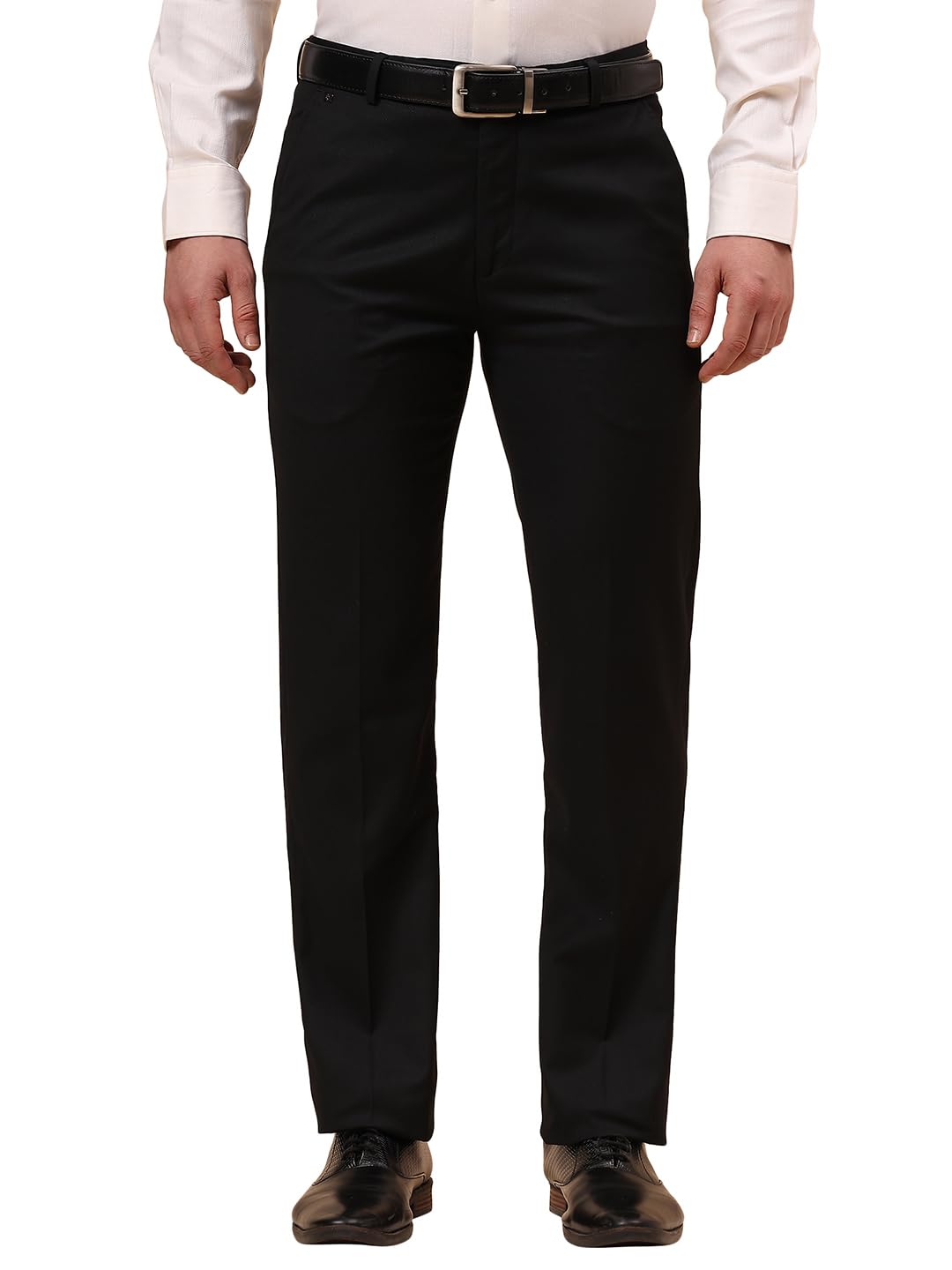 cantabil Men's Solid Non Plated Regular Fit Formal Trosuer (P_MTRF00251)-picture-17