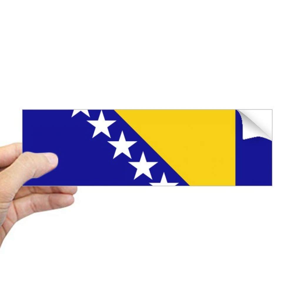 Autocollant Bosnie-Herzégovine rectangulaire pour fenêtre