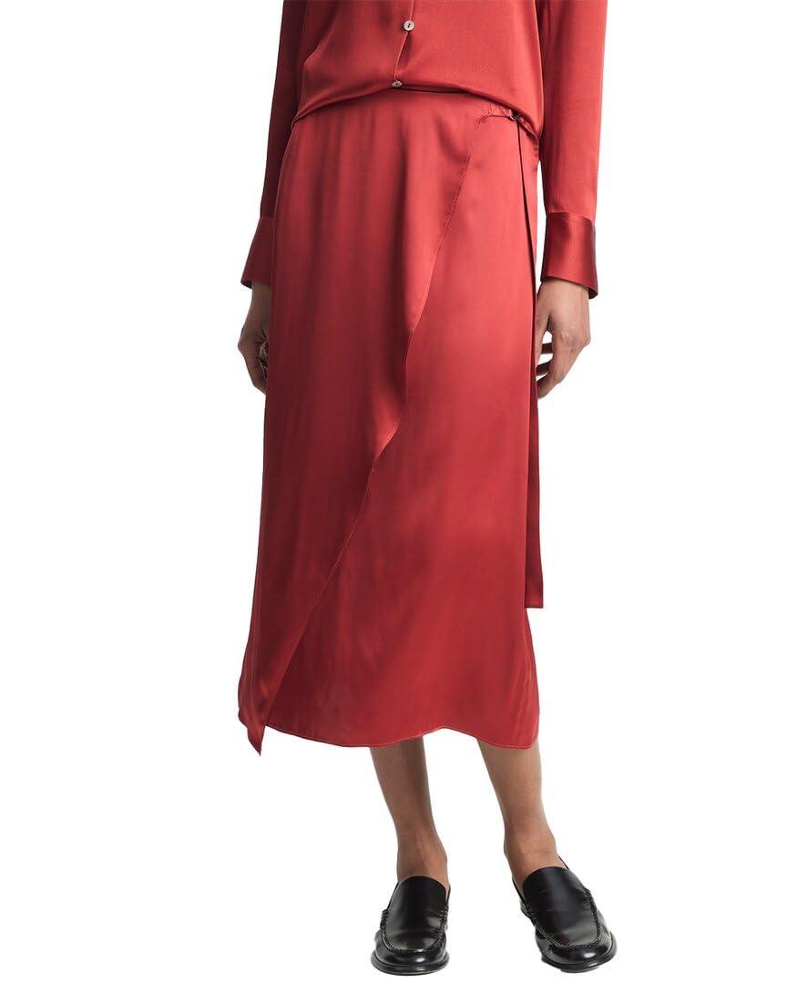 Vince Womens Draped D-Ring Skirt 2