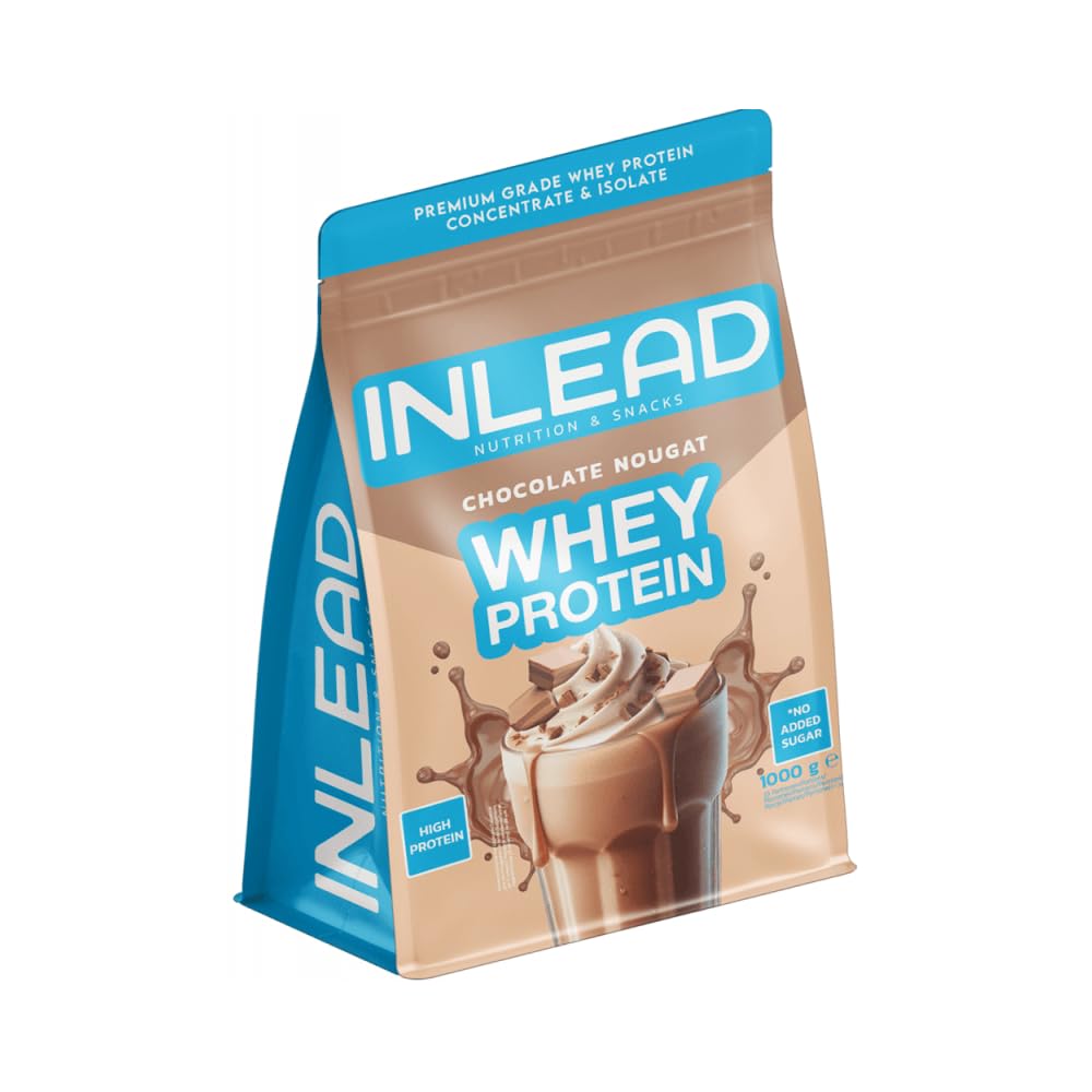 Inlead Whey Protein (1000g) Chocolate Nougat - Białka - Mieszanka białek serwatkowych