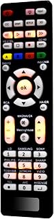 Universal TV Remote Compatible for LG, Samsung, Sony, Philips, Panasonic, Sharp, Toshiba, Hitachi, Vizio, TCL, JVC, Hisense, Haier, Sanyo, RCA, Insignia, Vestel, Seiki, Smart TV Remote Control