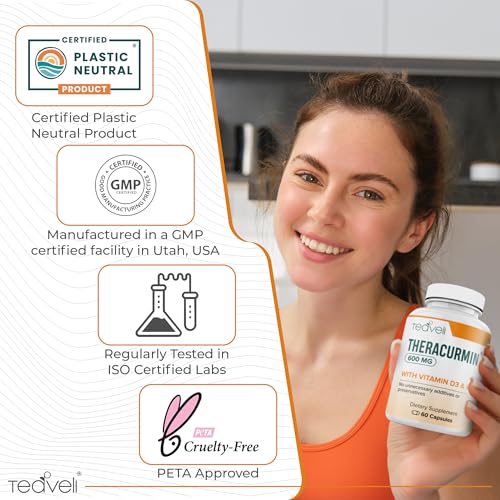Teaveli Theracurmin with D3 & K2 Capsules