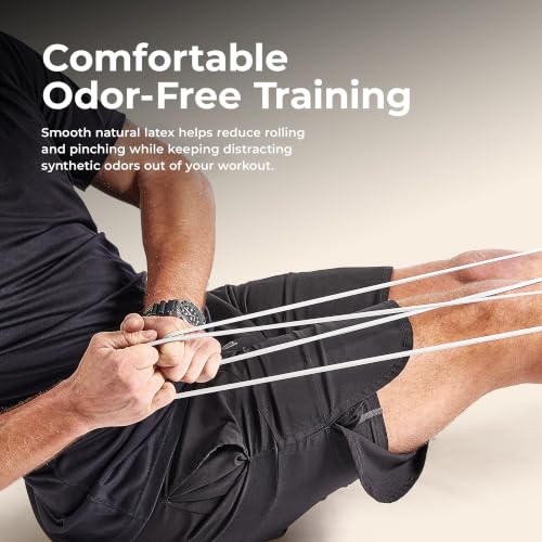 Sunny Health & Fitness 5-95LB Resistance Band Combo for Versatile Training - image 6