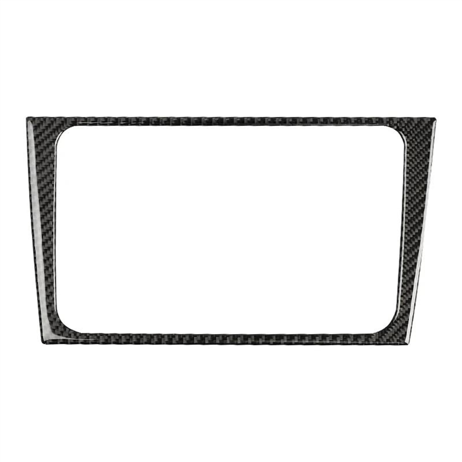 Piwine Black Carbon Fiber Auto Central Control Cd Panel Frame Decoration Stickers Car Accessories For Golf 6 Gti R Mk6 2008-2012