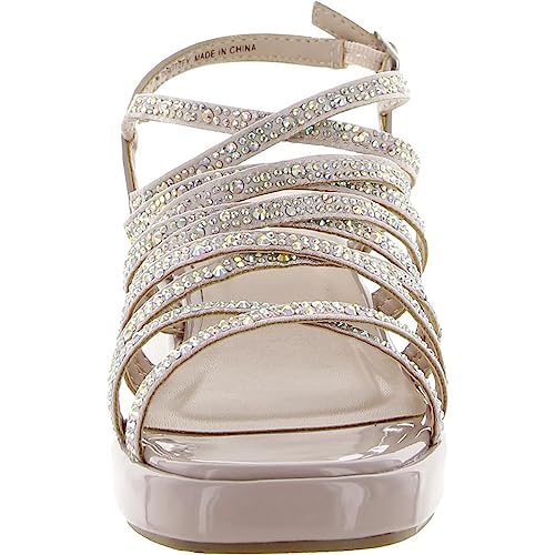 Steve Madden Girls Shoes Glitzey Wedge Sandal3
