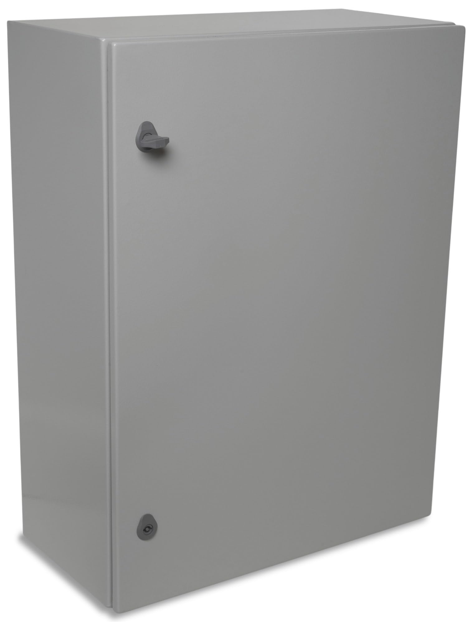 BOXEXPERT Skrzynka rozdzielcza zewnętrzna IP66, blacha stalowa 800 x 600 x 300 mm, seria Treva, wodoszczelna, skrzynka sterownicza, skrzynka elektryczna, szafa ścienna, obudowa przemysłowa, szara